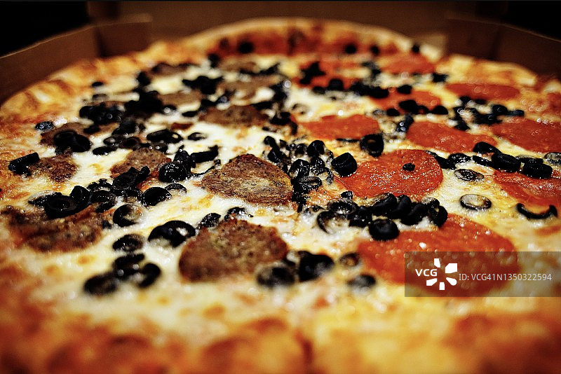 披萨特写图片素材