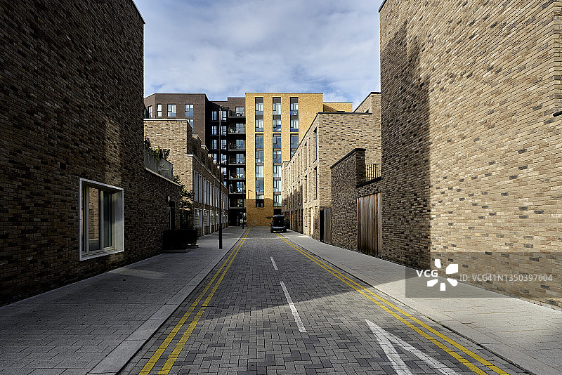 英国伦敦银镇浮筒码头的新住宅改造项目图片素材