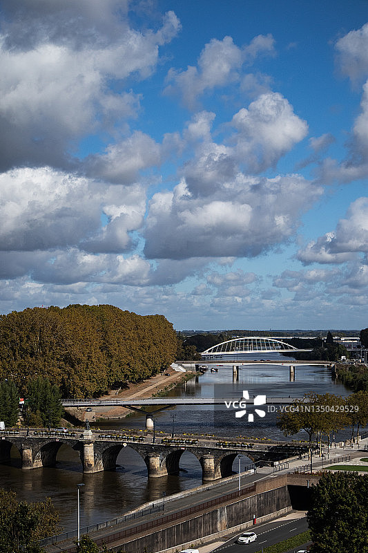 缅因河沿岸风光图片素材