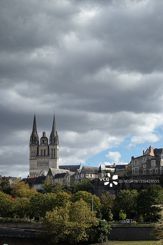 昂热圣莫里斯大教堂图片素材