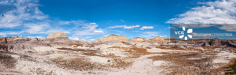蓝色梅萨的荒地地貌图片素材