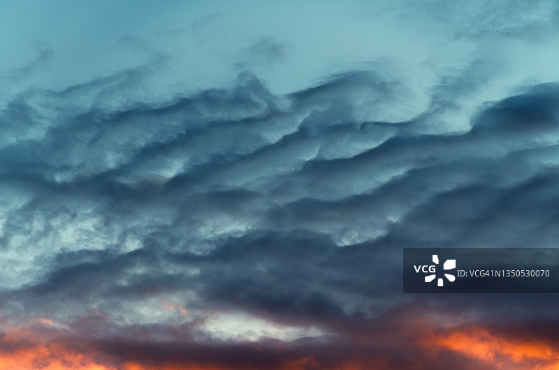 日落时分的壮丽天空图片素材