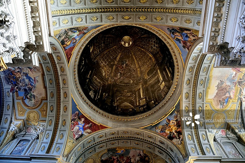 罗马罗耀拉圣依纳爵教堂图片素材