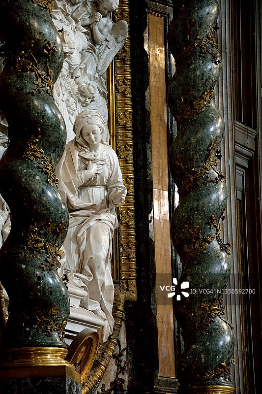 罗马罗耀拉圣依纳爵教堂图片素材