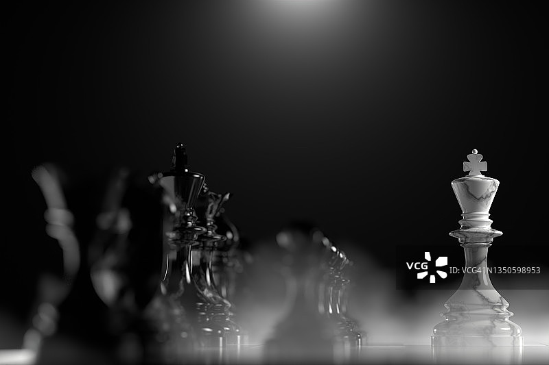 棋盘上的国际象棋棋子图片素材