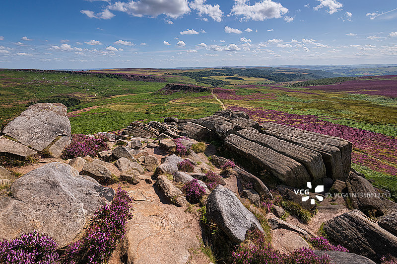 Higger Tor岩石地貌图片素材