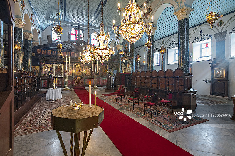 土耳其伊斯坦布尔法蒂赫区Ayios Dimitrios希腊东正教教堂图片素材