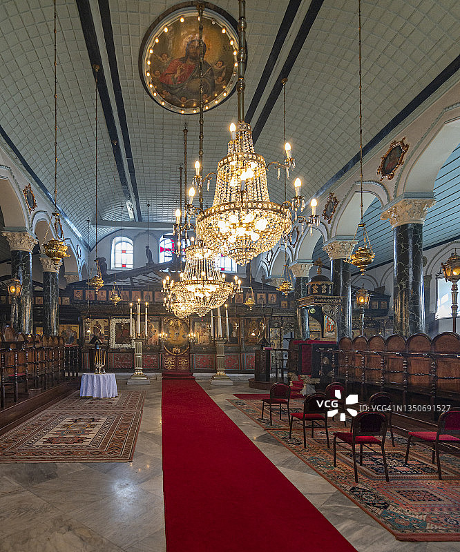 土耳其伊斯坦布尔法蒂赫区Ayios Dimitrios希腊东正教教堂图片素材