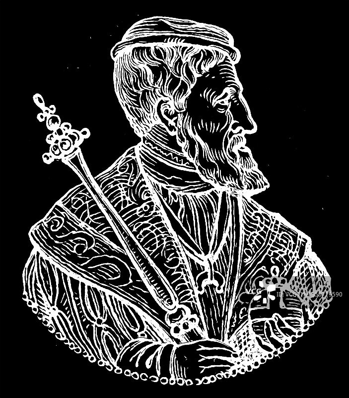 查理五世，神圣罗马帝国皇帝肖像图片素材