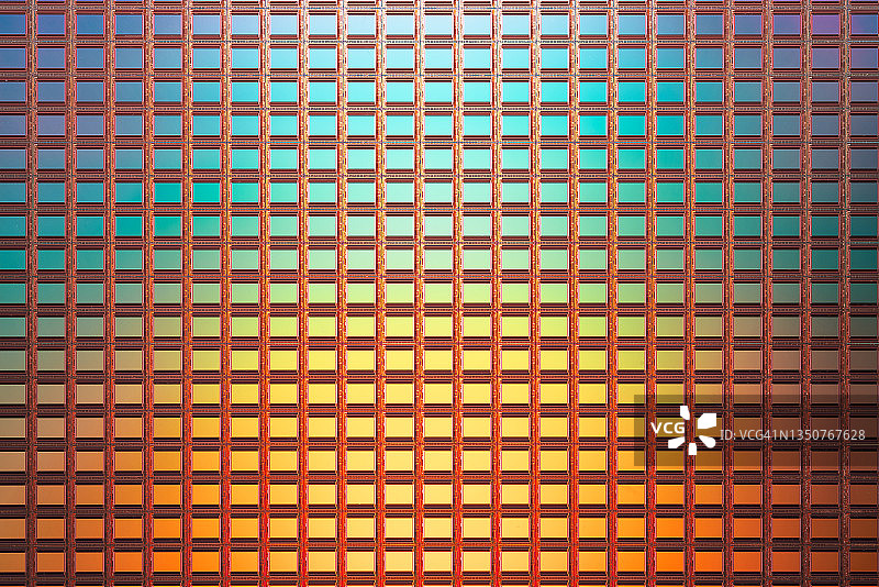 CMOS半导体硅晶圆网格图案纹理图片素材