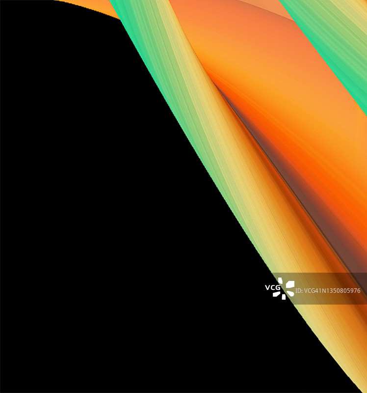 抽象彩色波浪图片素材