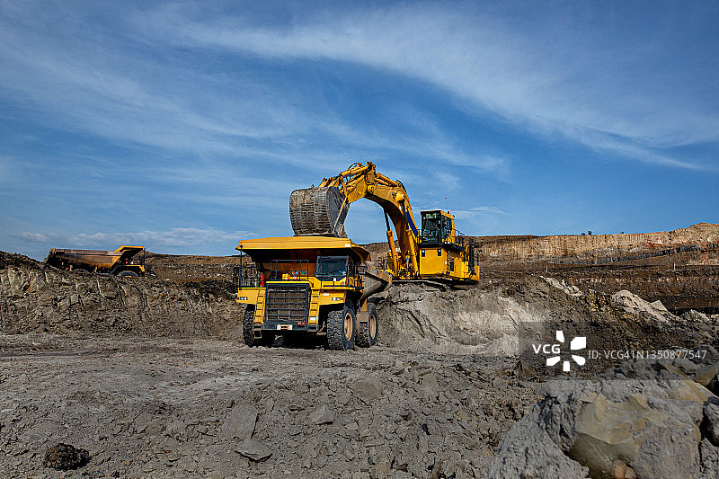 煤炭开采图片素材