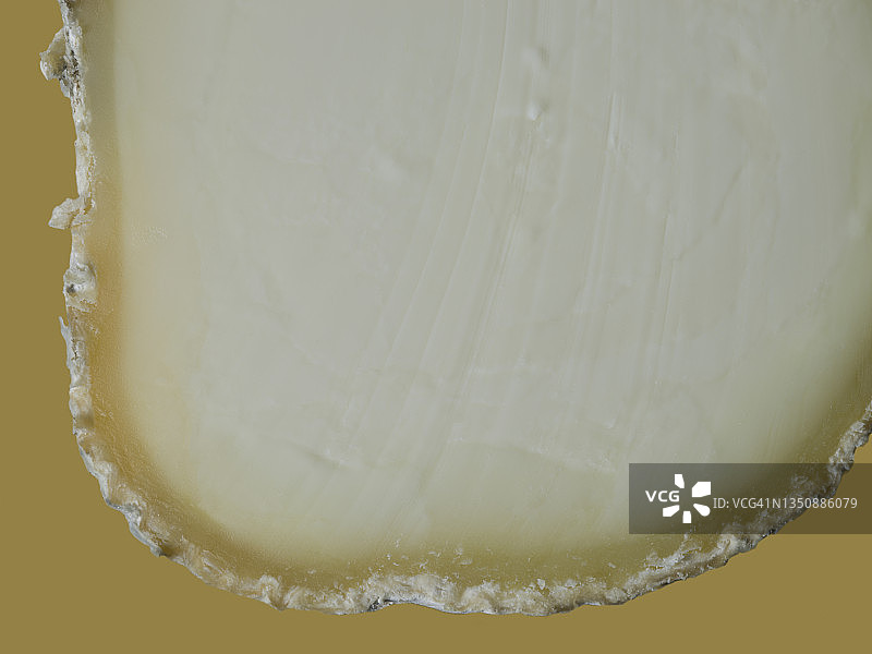 克拉克比图山羊奶酪切片特写图片素材