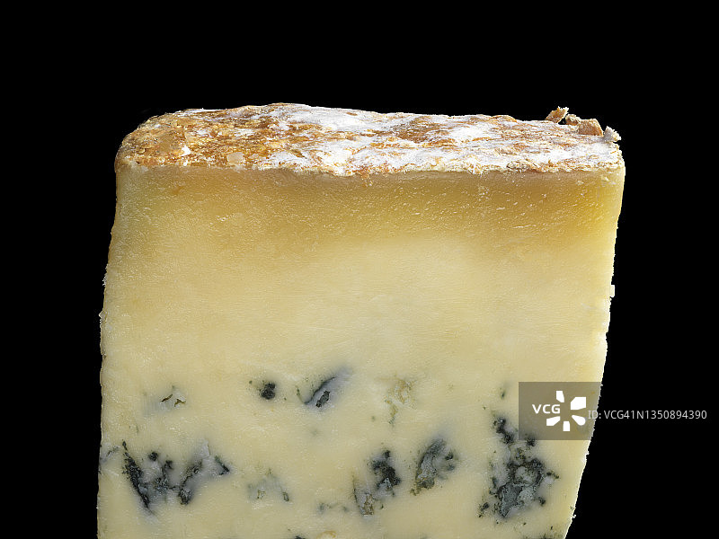 蓝色斯蒂尔顿奶酪特写图片素材