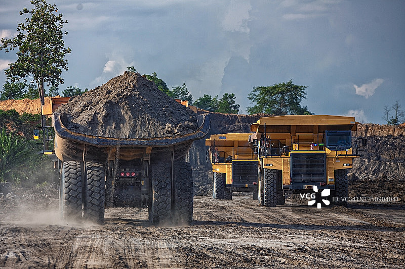 煤炭开采图片素材