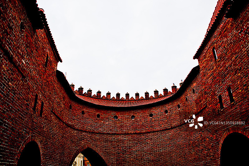 华沙巴比肯城堡图片素材