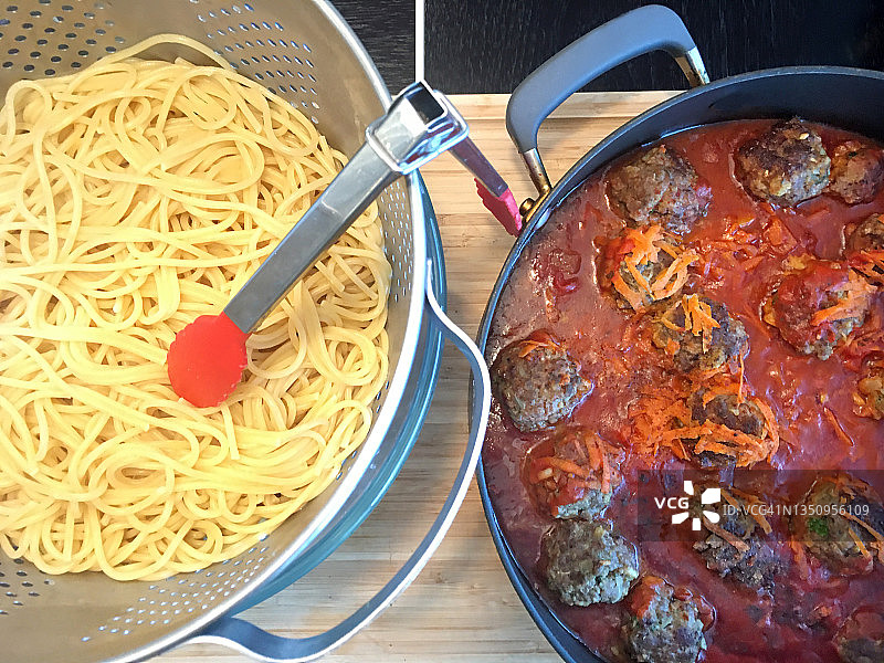 自制意大利肉酱意面图片素材