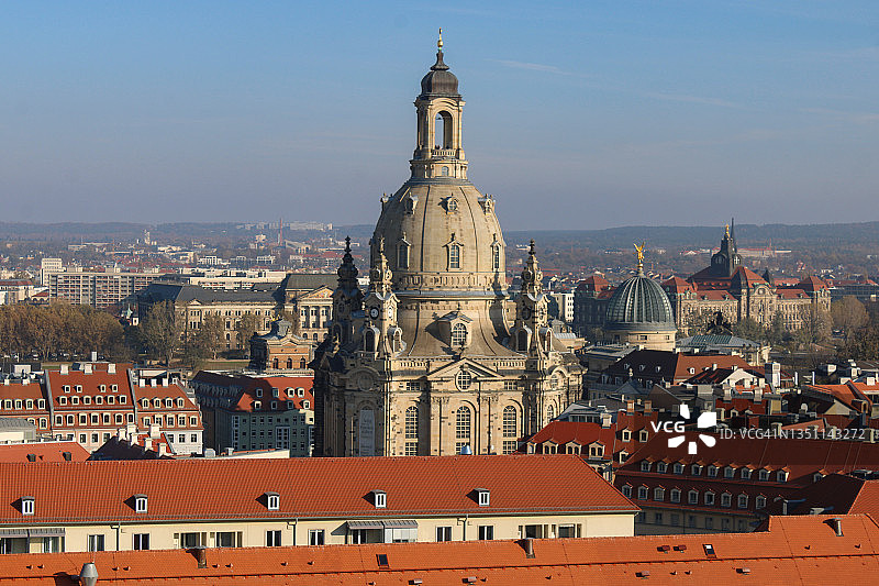 德国德累斯顿圣母教堂印象图片素材