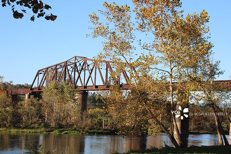 阿肯色州的秋色图片素材