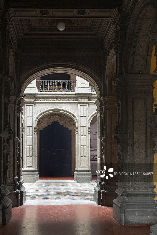 墨西哥城圣伊德方索博物馆入口图片素材