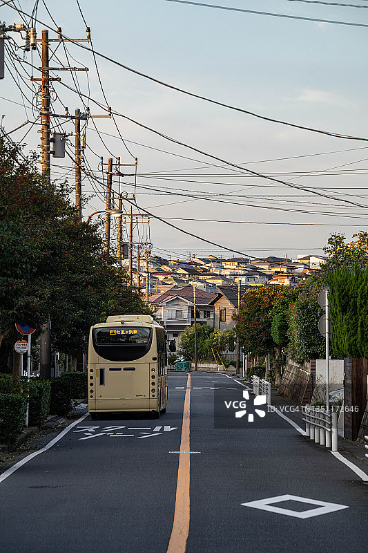 日本神奈川县的住宅区图片素材