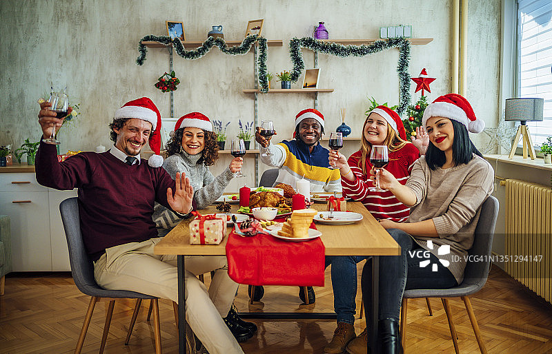 圣诞快乐，新年快乐！图片素材