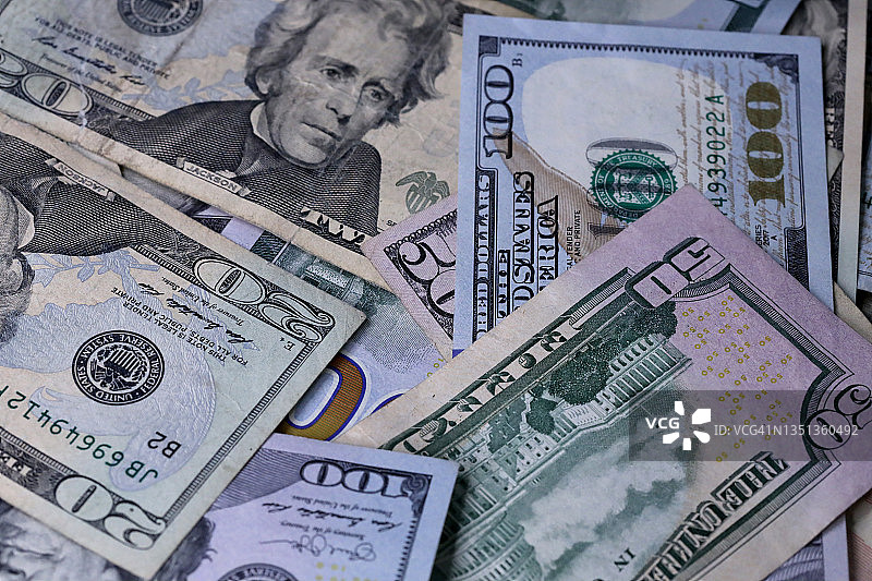 美国纸币图片素材