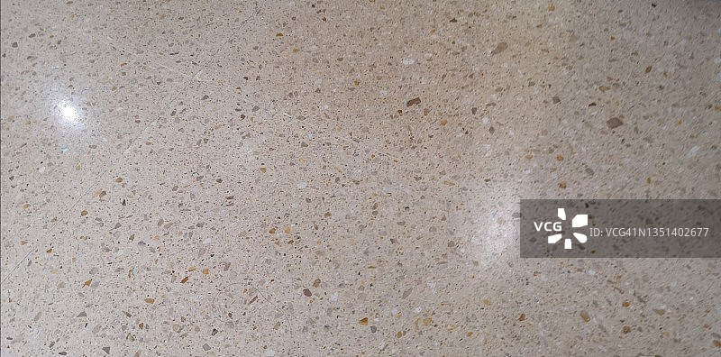 水磨石地板棕色石材白色水泥光滑表面纹理材质背景图片素材
