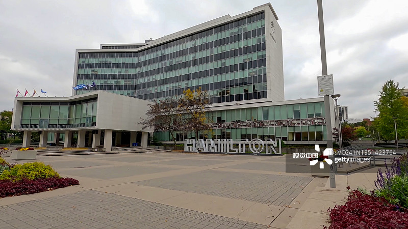 加拿大安大略省汉密尔顿市政厅及标志图片素材