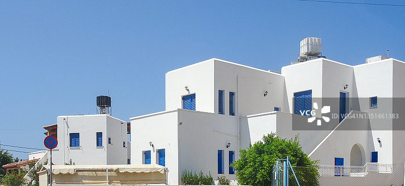 马利亚-克里特岛的典型房屋图片素材