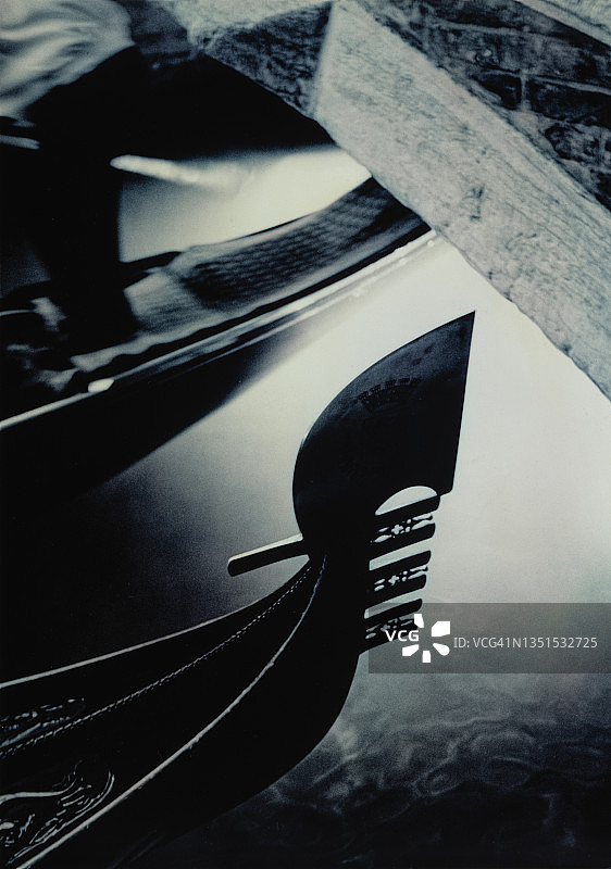 贡多拉船细节图片素材