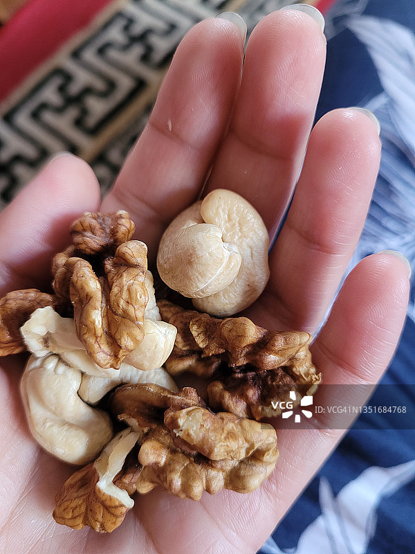 营养食品。可直接食用的干果。图片素材