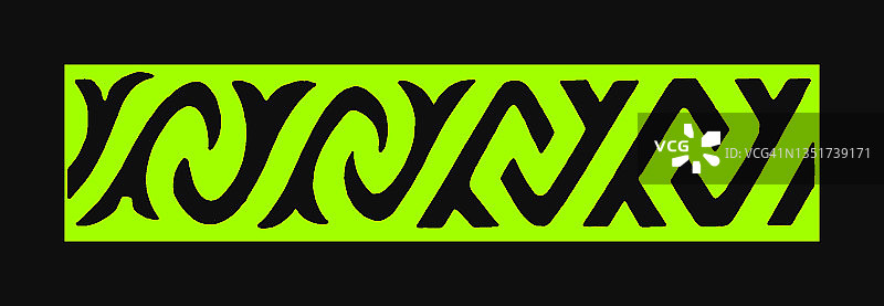 马来文化-达雅克雕刻古董插画图片素材