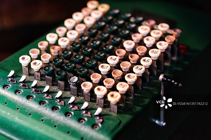 老式收银机图片素材