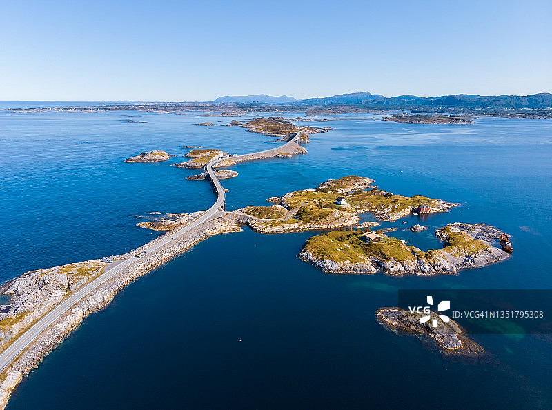 大西洋海滨公路，挪威图片素材