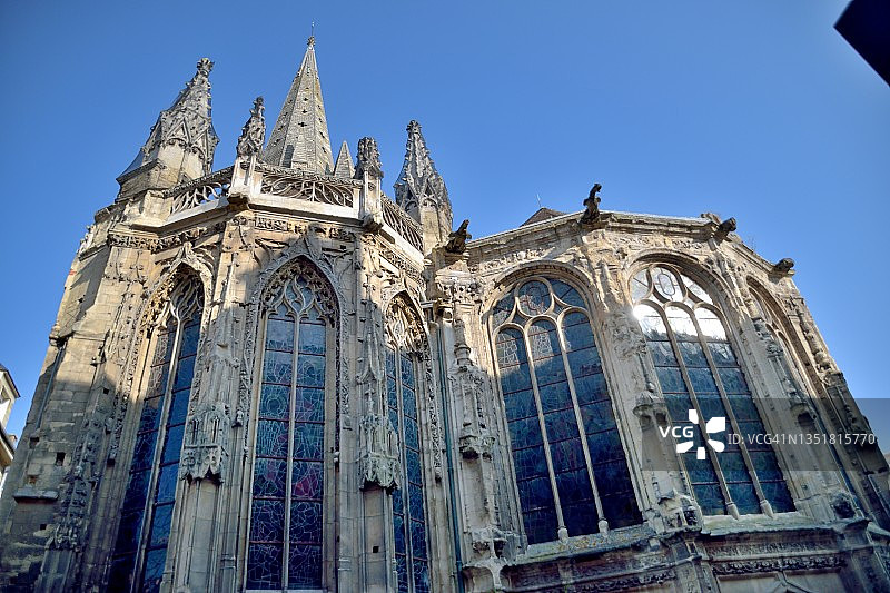 卡昂的圣索沃尔教堂图片素材