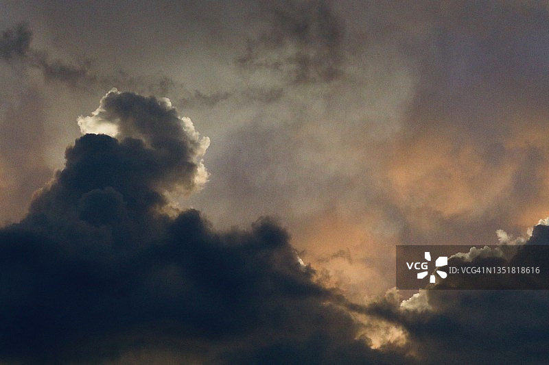 超级单体风暴云图片素材