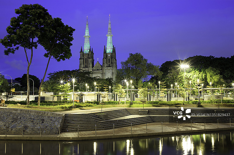 雅加达主教座堂图片素材