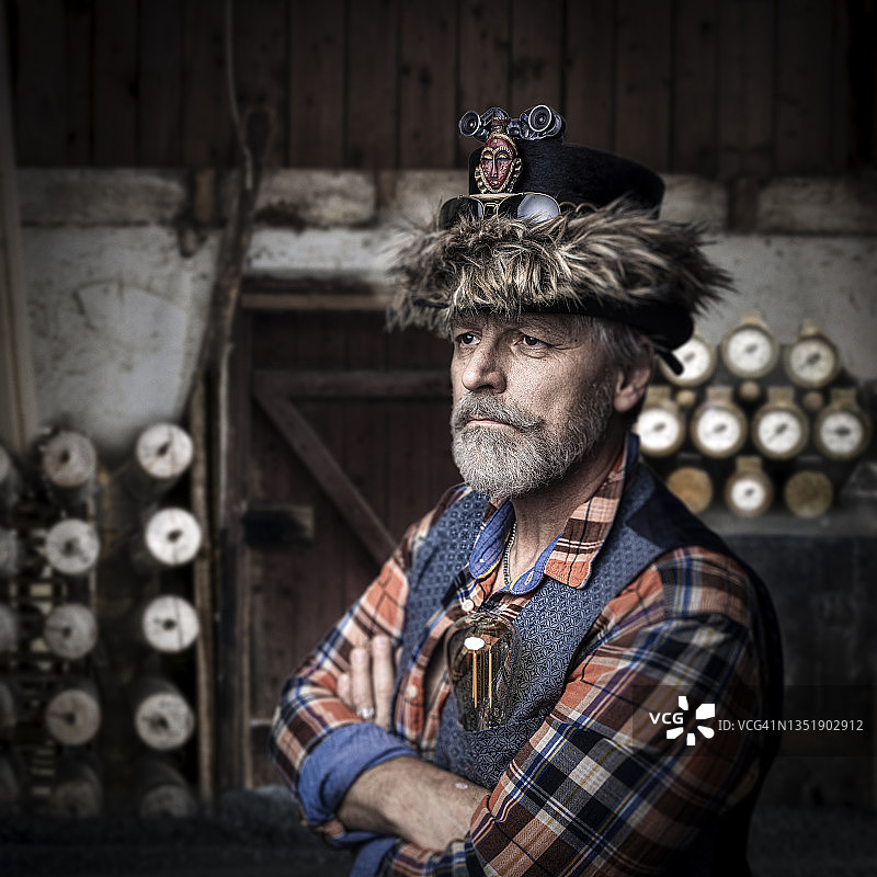 蒸汽朋克绅士图片素材