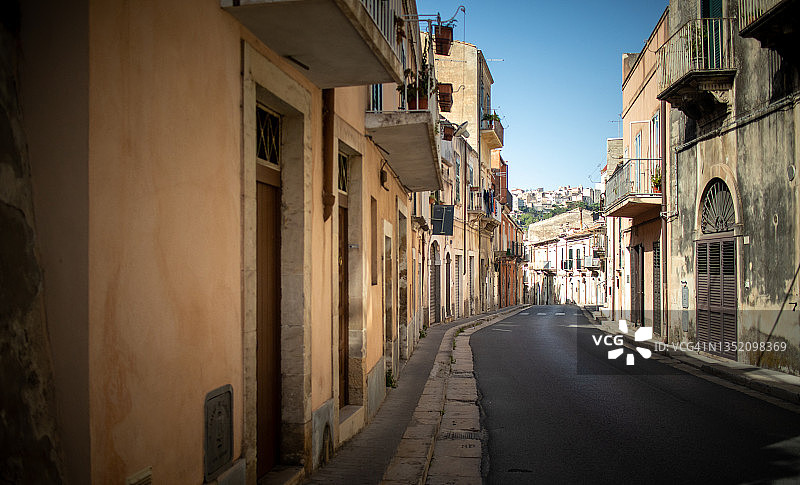 西西里小巷图片素材