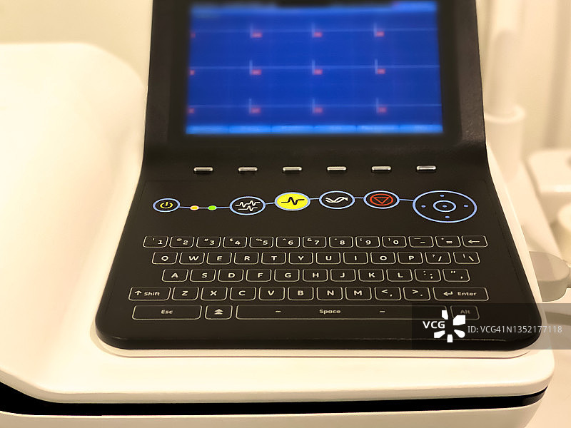 心电图心脏监护与测试医疗设备图片素材