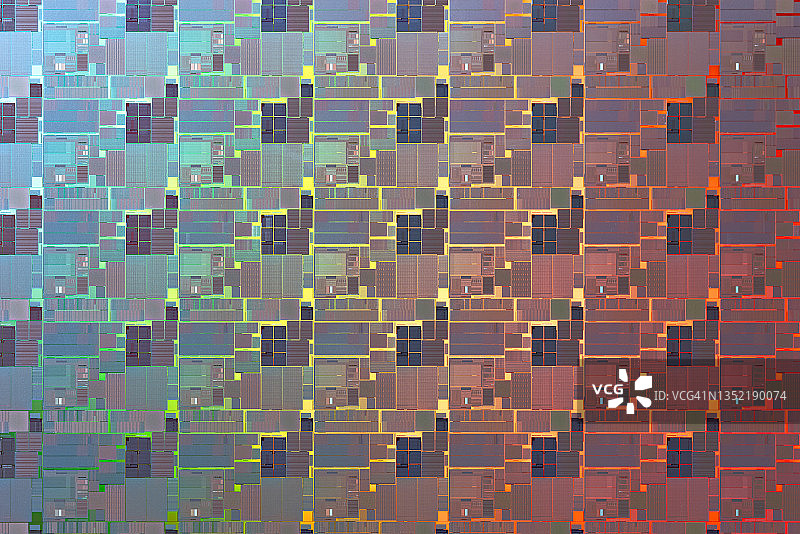 半导体晶圆表面纹理图片素材