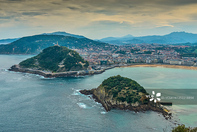 西班牙圣塞巴斯蒂安图片素材