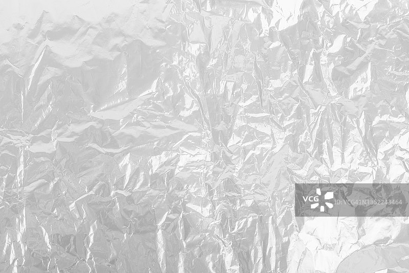 银色塑料箔背景特写图片素材
