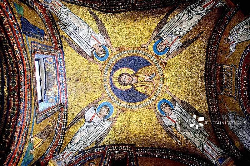 教堂马赛克图片素材