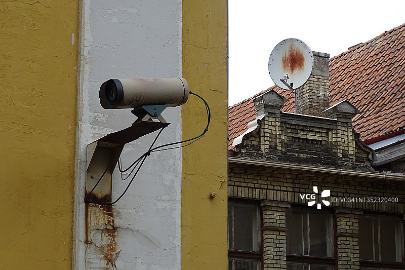 卫星天线和相机图片素材