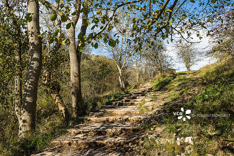 通往情人峰的台阶图片素材