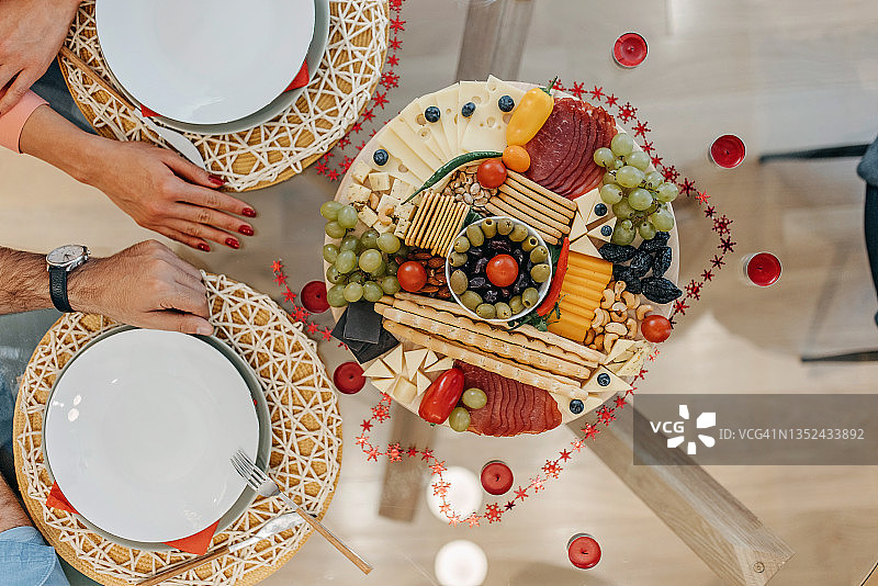 餐桌上的健康食品图片素材