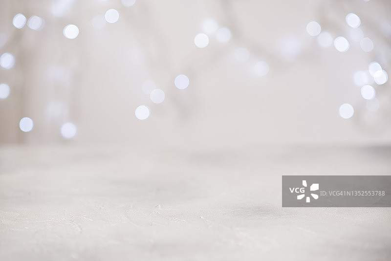 抽象背景上的闪烁模糊光点图片素材