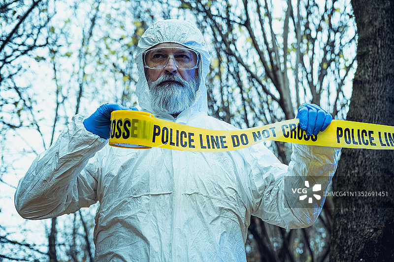 警戒线图片素材